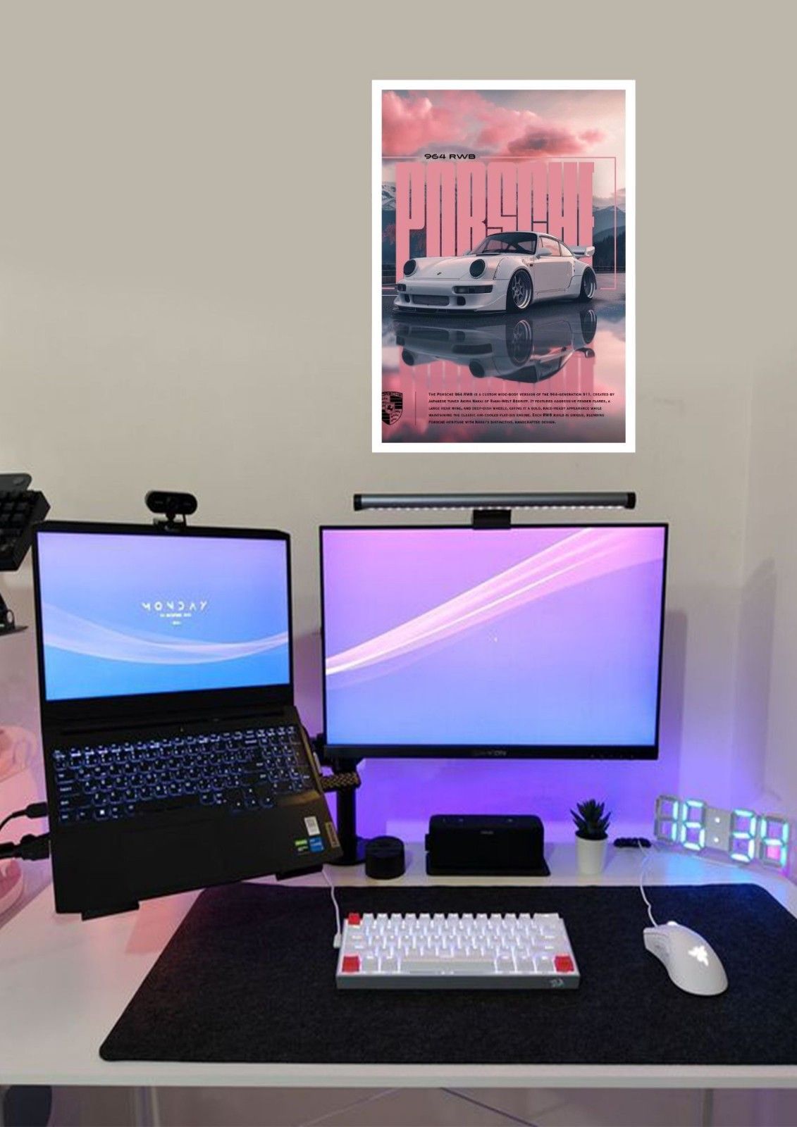 Porsche White - Alternative View 1