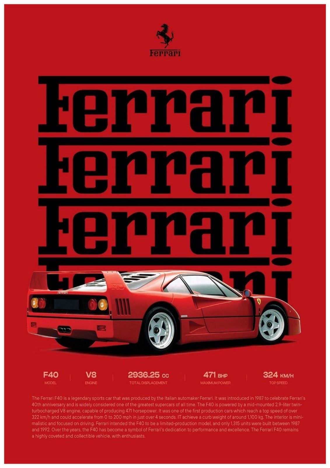 Ferrari F40 - Alternative View 3