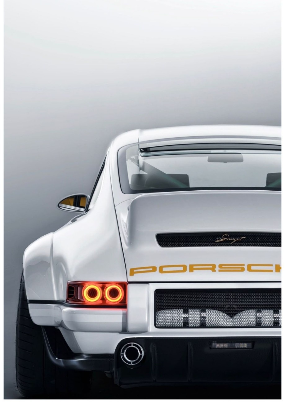 White Porsche | SET of 3 - Alternative View 1