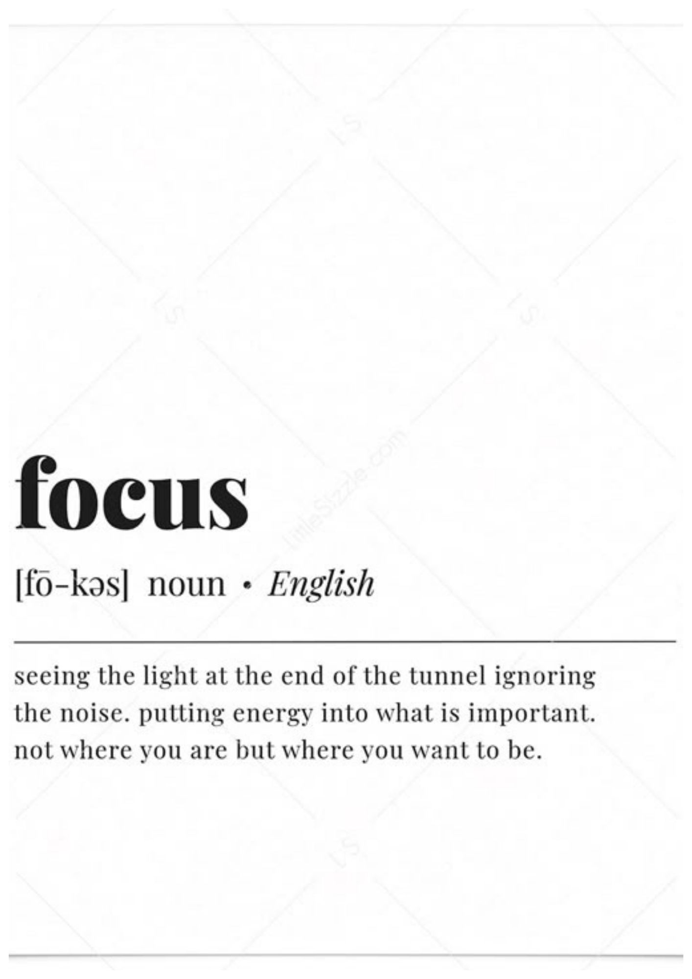 Typography | Focus - Alternative View 3