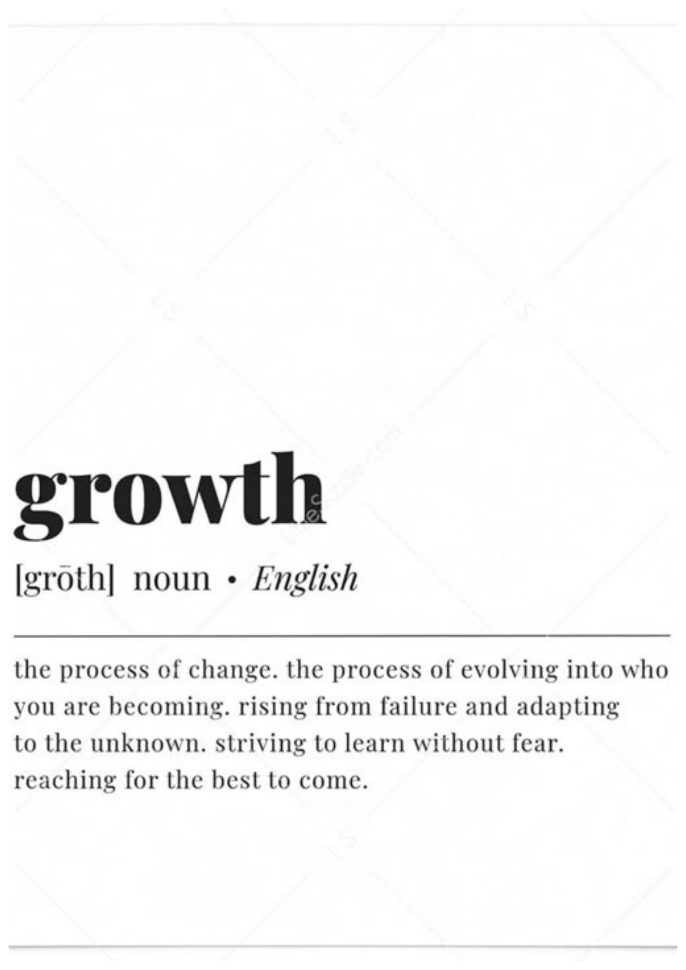 Typography | Growth - Alternative View 3