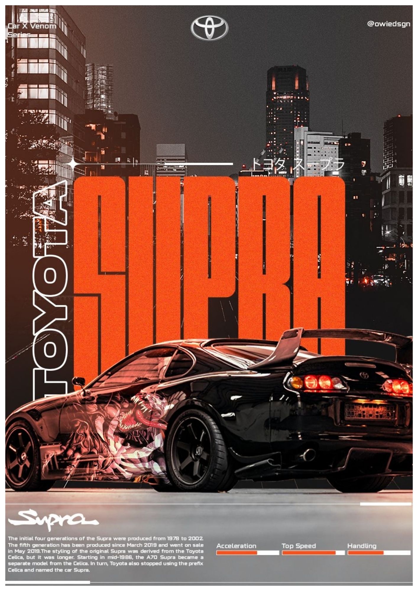 Toyota Supra x Venom - Alternative View 3